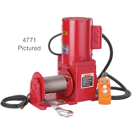 Electric Winch, 2000Lb, 1.5HP, 230/460 V MPN:4771AC-3PH*