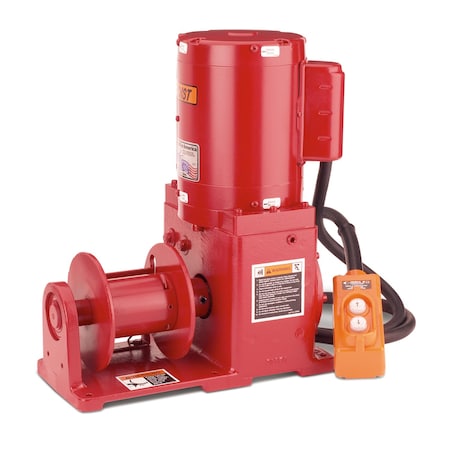 Electric Winch, 2000Lb, 1.0HP, 12 VDC W/ MPN:4777DC