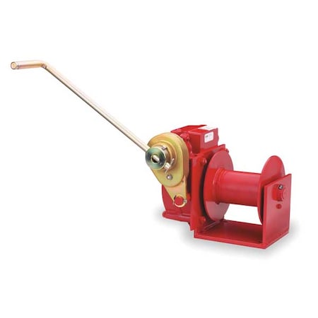 Hand Winch, Worm Gear, w/Brake, 4000 lb. MPN:482B