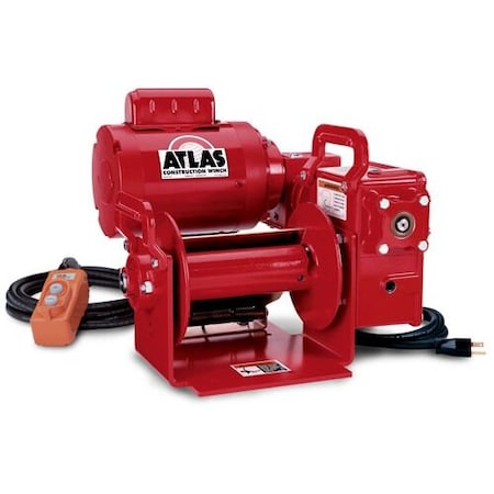 Electric Winch, Portable, High Speed, 460V MPN:4WP2DC-1500-40-E