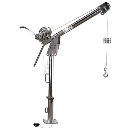 Davit Crane Up To 850Lb Cap W/ Spur Gear MPN:5PF5S-M3