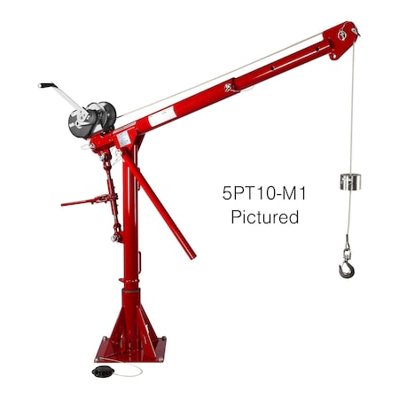Davit Crane Up To 1200Lb Capacity W/ M43 MPN:5PT10G-M1