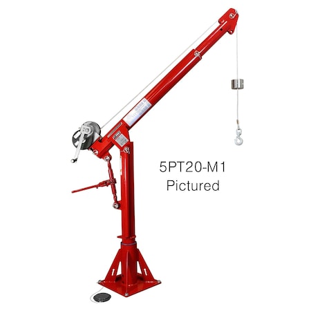 Davit Crane Up To 2000Lb Capacity W/ M43 MPN:5PT20G-M1