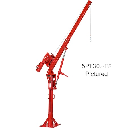 Davit Crane Up To 3000Lb Cap W/ Electric MPN:5PT30JG-E2