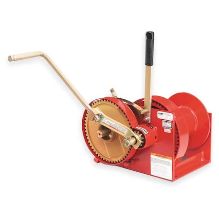 Hand Winch, Spur Gear, No Brake, 4000 lb. MPN:M452
