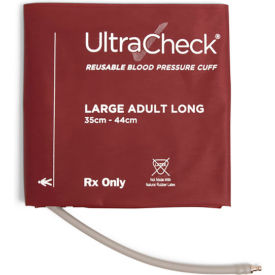 Stryker Lifepak® NIBP Cuff-Reusable X-Large Adult (Bayonet Hoses Only) Burgundy 11160-000019