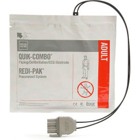 Lifepak® Electrode QUIK-COMBO® with REDI-PAK Preconnect White 11996-000017