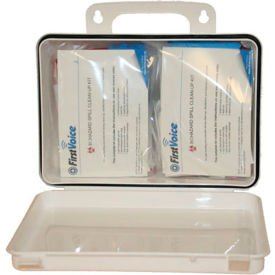 Think Safe First Voice® Bloodborne Pathogen Double Clean-Up Kit Hard Case BP005