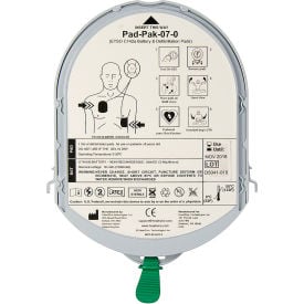HeartSine® Samaritan® PAD Adult CPR-D Pad-Pak with TSO/ETSO-C142a For Aircraft FAA Gray PAD-PAK-07