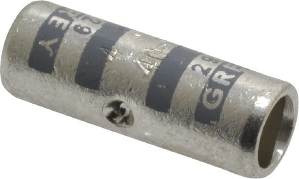 Butt Splice Terminal: Crimp-On Connection, 4 AWG MPN:54506