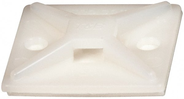 Natural (Color), Nylon, Four Way Cable Tie Mounting Base MPN:MPNY-1000-9-C