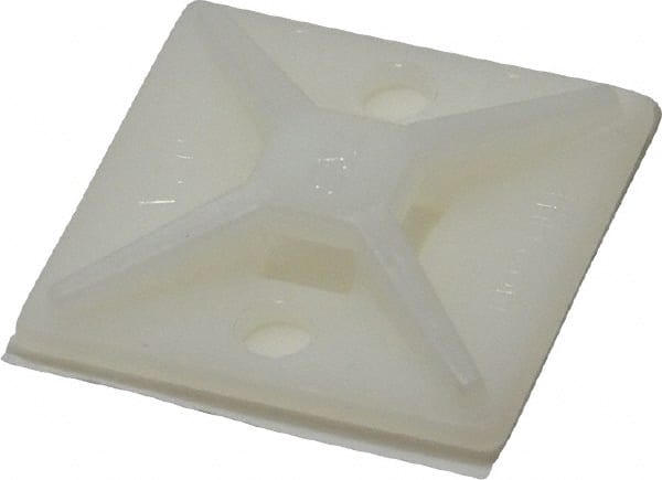 Natural (Color), Nylon, Four Way Cable Tie Mounting Base MPN:TC5345A