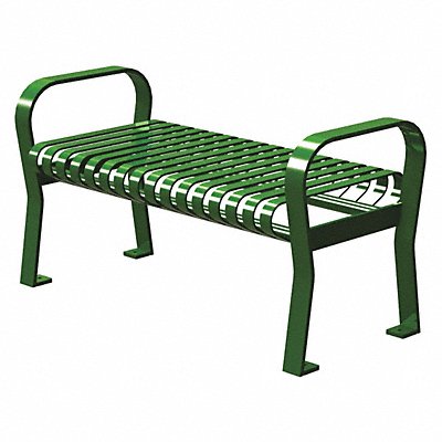 Outdoor Bench 49 in L 20 in W Green MPN:CRF-4-VS-LEX