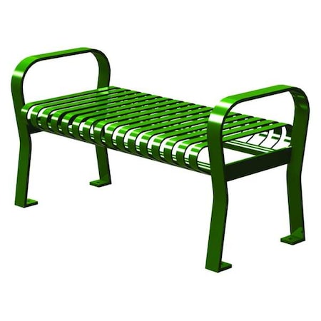 Outdoor Bench, 49 in. L, 20 in. W, Green MPN:CRF-4-VS-LEX