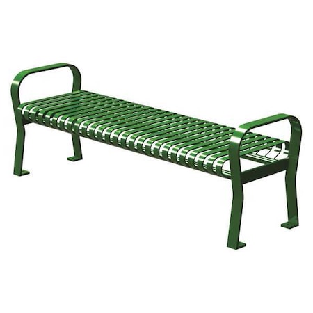 Outdoor Bench, 71 in. L, 25-1/2 in. W, GRN MPN:CRF-6-VS-LEX