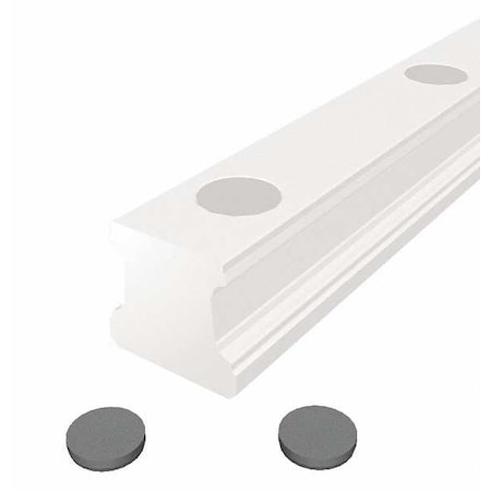Plastic Rail Plugs, OD 11 mm, PK25 MPN:531HP25
