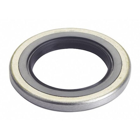 Double Acting Seal, Closed Bearing Seal, Rubber, Steel, 1 in For Nominal Shaft Dia MPN:S1000