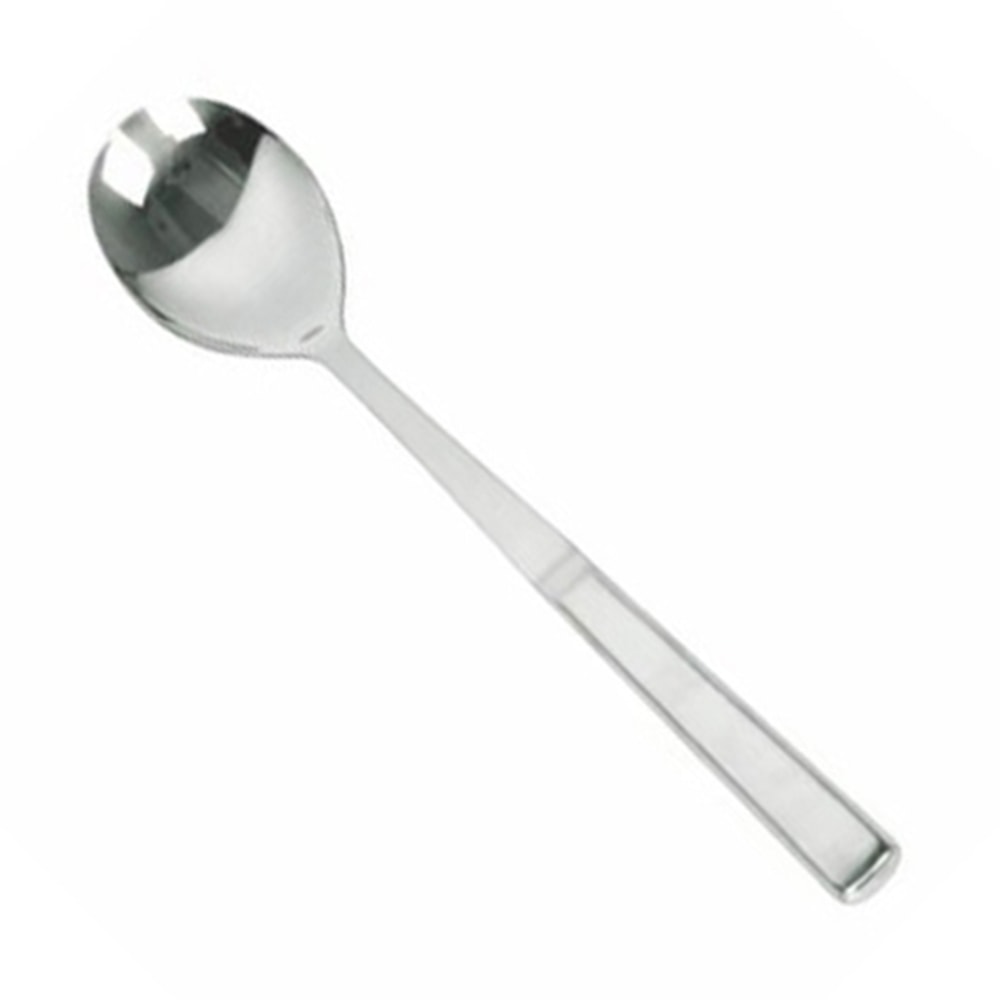 Thunder Group Solid Serving Spoon, 12in, Silver MPN:SLBF001