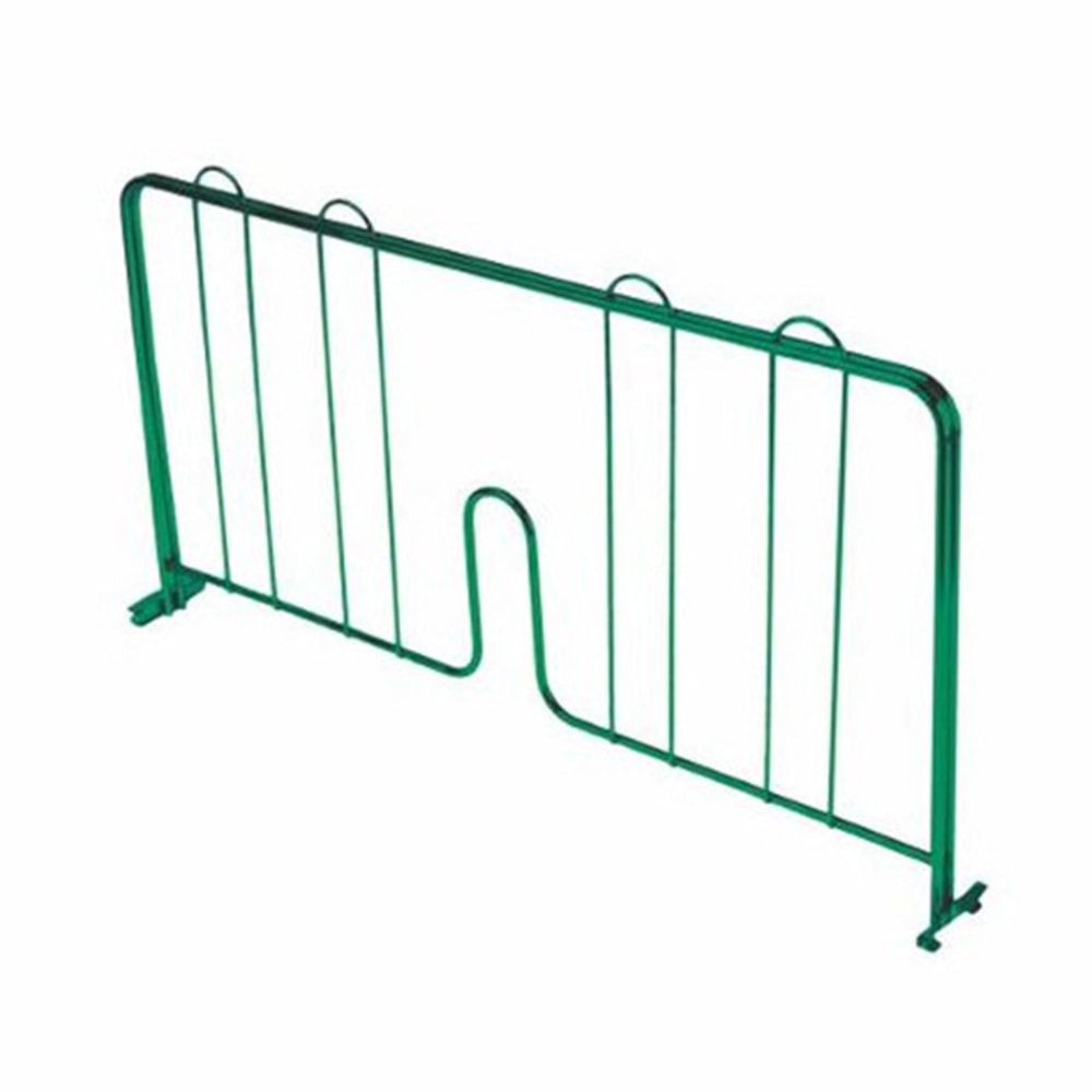Thunder Group Pressure Fit Wire Shelf Divider For 24in Epoxy Shelves, 8in x 24in, Green MPN:CMDE024