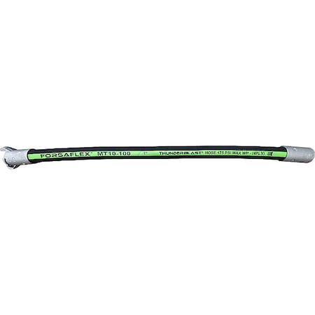 Abrasive Blasting Hose Assembly, 100 ft MPN:MT10-100QNH100