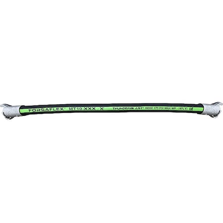Abrasive Blasting Hose Assembly, 50 ft MPN:MT10-125QQC050