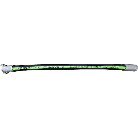 Abrasive Blasting Hose Assembly, 100 ft MPN:MT10-150QNH100