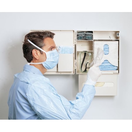 Glove Dispenser, ABS, Holds Glove Box Holder For 5 qt. And 3 gal., Beige MPN:9GAD2