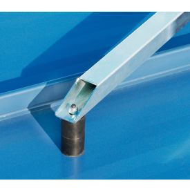 Tie Down Engineering Metal Roof Folding Warning Line Steel 4 Stanchions And 100' Pennants 65004