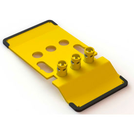 Roof Zone Guardrail Zip Base With 2 Pins Yellow 71094 71094