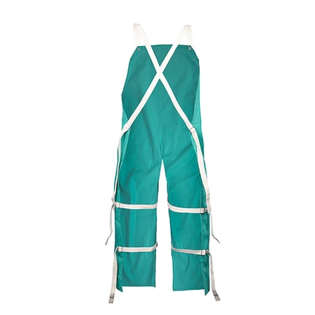 Welding Apron, Cotton, 9 oz, 42 in Length, Green, Universal MPN:6342