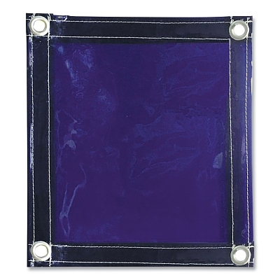 6X4 Blue Vnyl Rep Curtain MPN:604R64