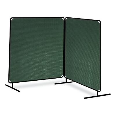 6'X6' 2PNL Screen 13MILDRK Grn Vnyl Ctd Plystr MPN:6122066