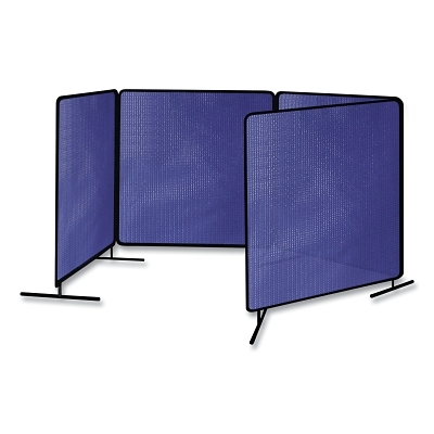 6'X6' 4PNL Screen 13MILBLUE Vnyl Coatd Polystr MPN:6144666