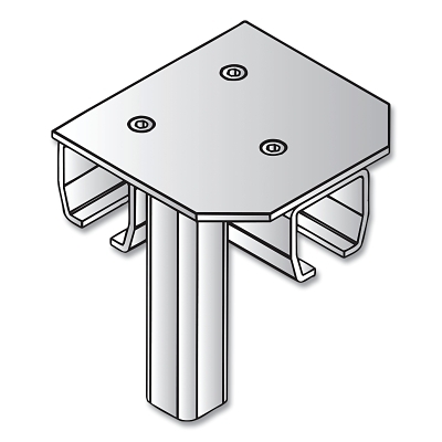 3 Way T Connector Floor MPN:RC1066