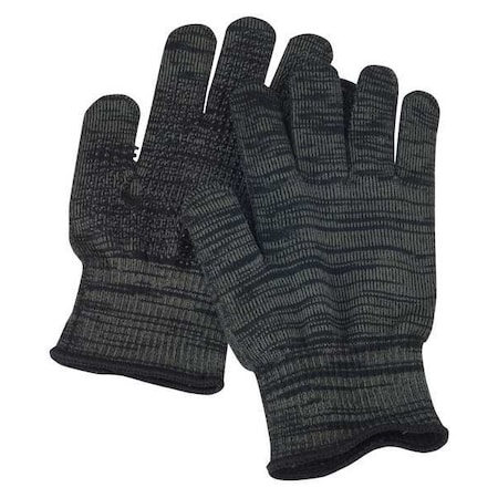 Knit Gloves, Green/Navy, L, 12 PK MPN:C-Touchscreen-9