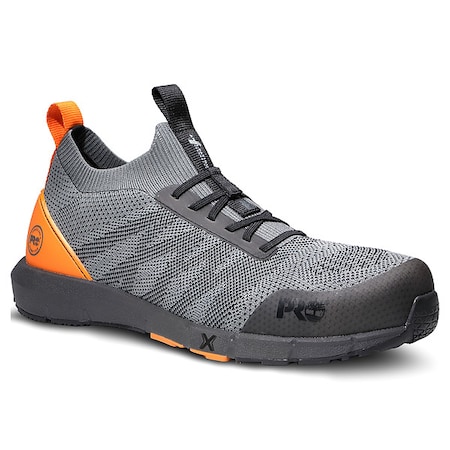 Men's Composite Toe Athletic Shoe, Gray/Orange, 9 1/2, M, TB0A2B6X065 MPN:TB0A2B6X065