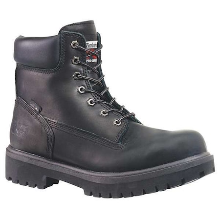 Men's Work Boot, 7 1/2 Leather, 6 in Height, Black MPN:TB126036001