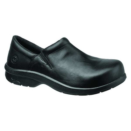 Women's Loafer Shoe, Leather Upper, Polyurethane Outsole, Black, 6 MPN:TB187528001