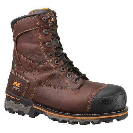 Men's 8-Inch Work Boot, 12 W, Leather, Rubber, Brown, 89628 MPN:TB189628214