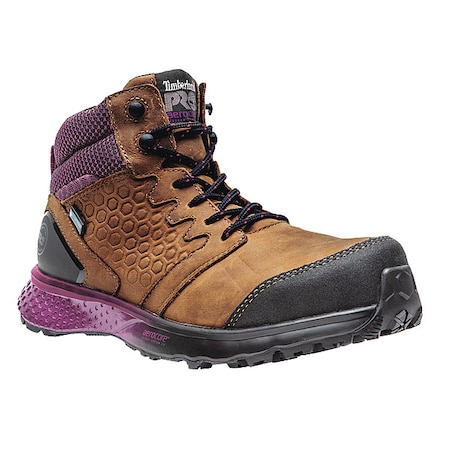 Women's Composite Toe Hiker Shoe, Brown/Purple, 9, M, TB1A219B MPN:TB1A219B214