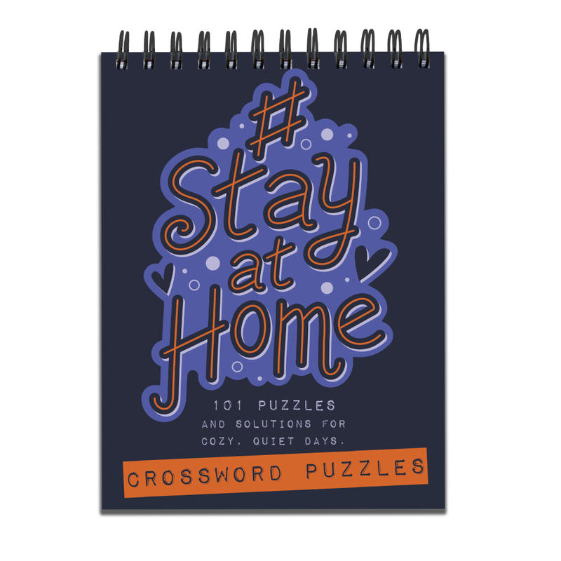 TF Publishing Crossword Puzzle Pad Books, Stay At Home, Set Of 2 Books MPN:99-3998-2