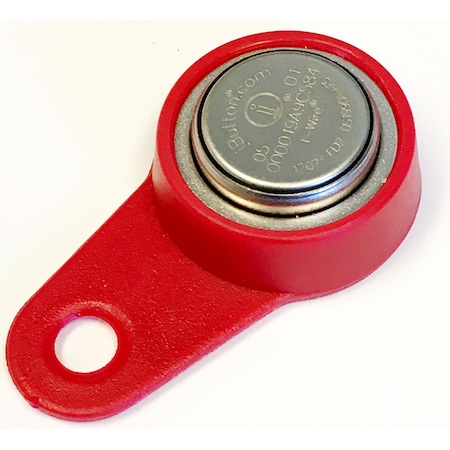 Red DS1990A Magnetic iButtons 10PK MPN:0100-RED