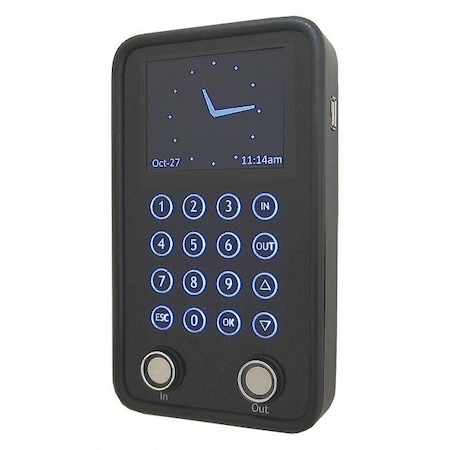 Time Clock System, Electronic, 100/240VAC MPN:4520