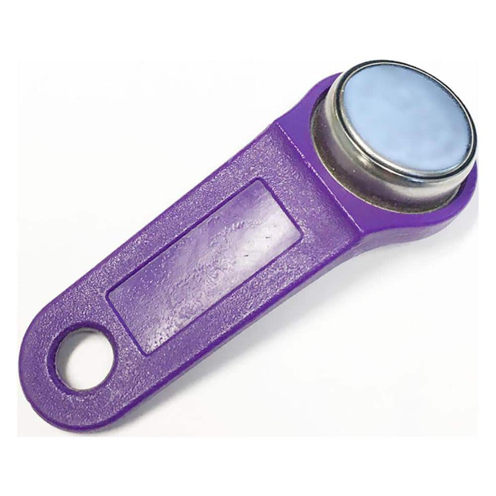 10 Pack DS1990A Purple iButton Keyfobs MPN:1010-PURPLE