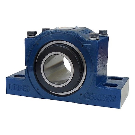 4 Holes, Square Housing, Flange Mount Bearing, Tapered Roller, 1-1/2 in Dia, Cast Iron, Concentric Locking Collar MPN:ESA-4BF-TRB-1 1/2