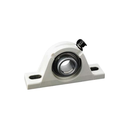 Pillow Block Bearing, Polymer Housing Material, Set Screw, Ball, 3/4 in Dia, Alloy Steel Insert Material MPN:YAK 3/4 PT SGT