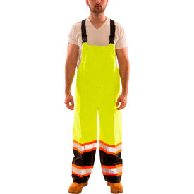 Tingley® Icon™ Overall Fluorescent Lime/Black - Snap Fly Front 3XL O24122C.3X