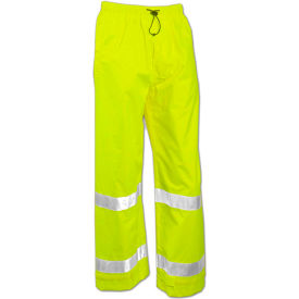Tingley® P23122-Vision™ Snap Fly Front Pants Fluorescent Yellow/Green 4XL P23122.4X