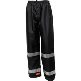 Tingley® Icon™ Waterproof Breathable Pants W/Silver Reflective Tape Black L P24123.LG