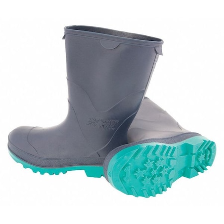 Kids Rain Boots, PVC, Polypropylene, Blue, 6 MPN:11768
